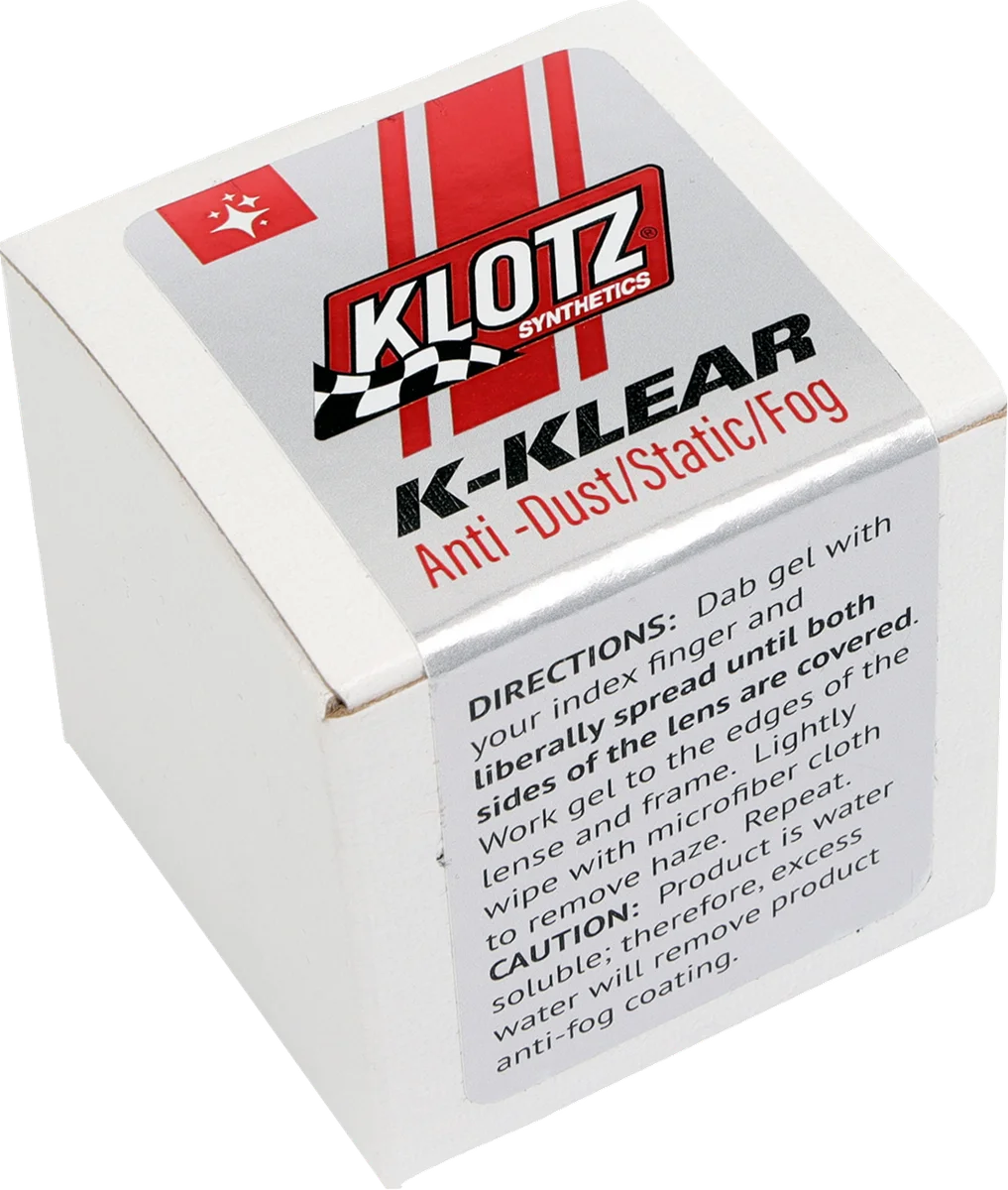 Klotz Oil K-Klear Anti-Fog Gel KS-400 - Back View