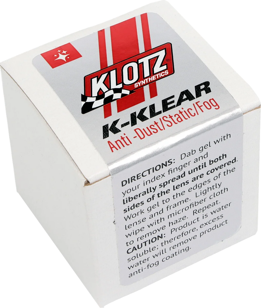 Klotz Oil K-Klear Anti-Fog Gel KS-400 - Back View