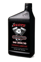 Load image into Gallery viewer, Klotz Oil KLOTZ V-TWIN 20W50 OIL (QT) KH-2050