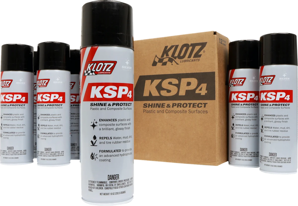Klotz Oil KSP4 Shine and Protect - 10 oz. net wt. - Aerosol - Side View
