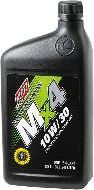 Klotz Oil MX4 Synthetic Engine Oil - 10W-30 - 1 U.S. quart KL-870 - Main Product View