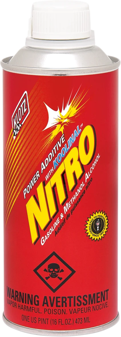 Klotz Oil Nitro Additive - 16 US fl oz - Case of 10 - Side View
