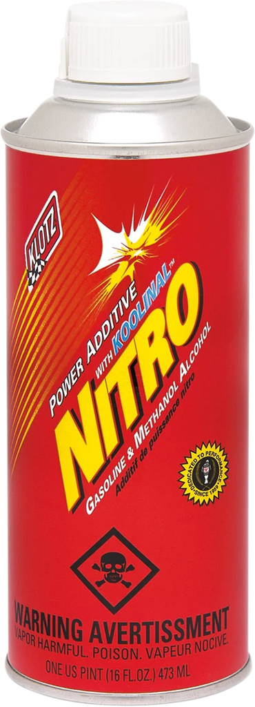 Klotz Oil Nitro Additive - 16 US fl oz - Case of 10 - Side View