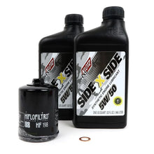 Load image into Gallery viewer, Klotz Oil Oil Change Kit - Polaris - 5W/50 KU-108 - Side View