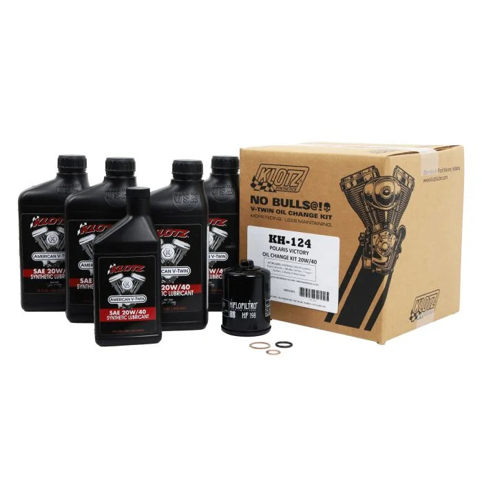 Klotz Oil Oil Change Kit - Victory - 20W/40 KH-124