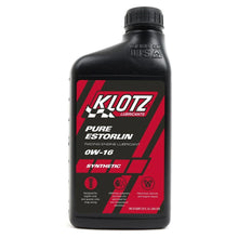 Load image into Gallery viewer, Klotz Oil Pure Estorlin Racing Oil Synthetic 1 Quart KLOKE-916