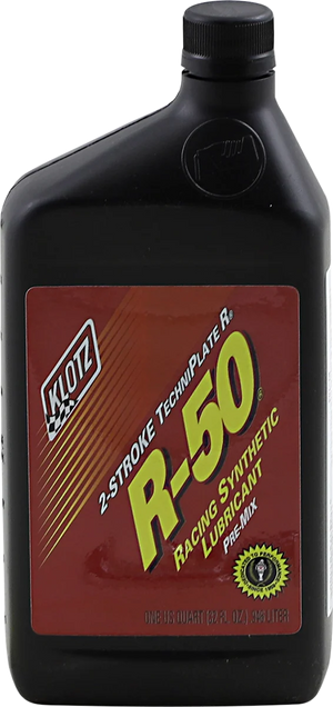 Klotz Oil R-50 Racing TechniPlate® Synthetic 2-Stroke Premix Oil - 1 U.S. quart KL104 - Main Product View