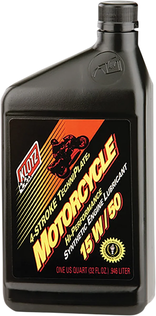 Klotz Oil Synthetic Engine Oil 10W-30 - 1 U.S. quart - Side View