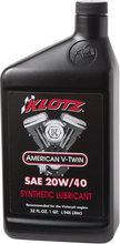 Load image into Gallery viewer, Klotz Oil V Twin Synthetic Oil - 20W-40 - 1 U.S. quart KV-2040