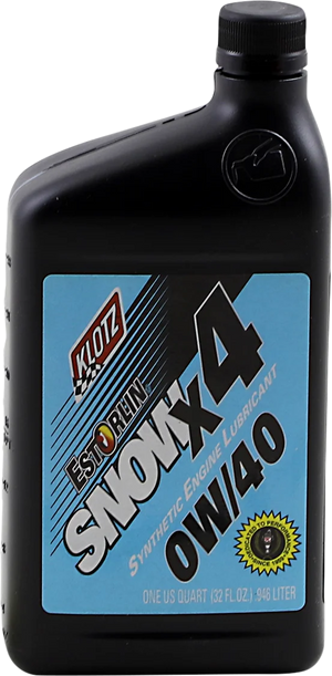 Klotz Oil X4 Snow Oil - 0W-40 - 1 U.S. quart KE840 - Main Product View