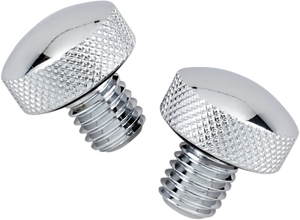 Knurled Seat Bolt - Chrome - FLST '84-'07 DragSpecialties 74549 - Main Product View