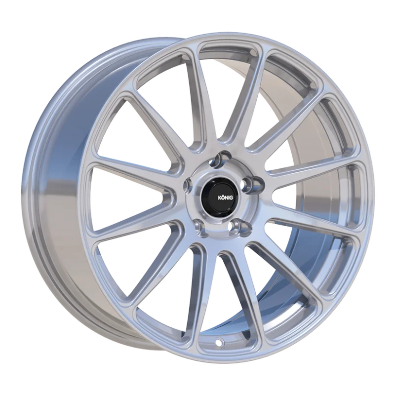 Konig Aeris 17x8 5x112 ET42 Steel Silver Wheel - Side View