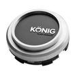 Load image into Gallery viewer, Konig Flow Formed Pop-in Center Cap - Heliogram/Neoform - Silver w/ Black Face