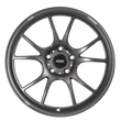 Load image into Gallery viewer, Konig Forged F3S 17x8 / 5x114.3 / ET35 - Satin Charcoal Knurled Bead - Side View