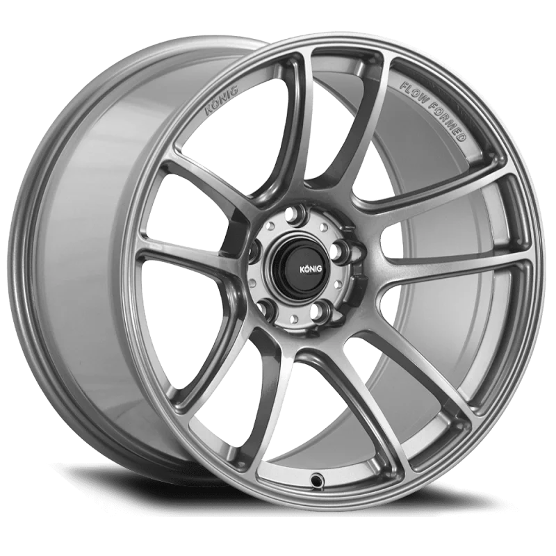 Konig Heliogram 19X8.5 5X112 ET32 Titanium Metallic Knurled Bead Flow Formed