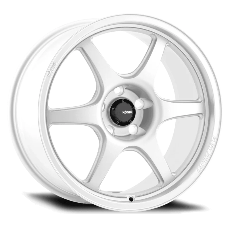 Konig Hexaform 18X8.5 5X112 ET43 Gloss White Flow Formed