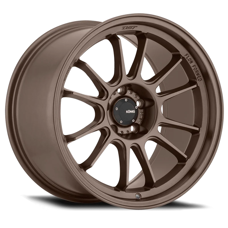 Konig Hypergram 17X10 4X100 ET43 Race Bronze Flow Formed