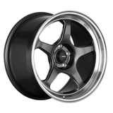 Konig Hyperspec 18x9 5x114.3 ET42 Anthracite Metallic Wheel w/ Mirror Machined Lip (Knurled Bead)