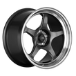 Load image into Gallery viewer, Konig Hyperspec 19x8.5A 5x114.3 ET42 Anthracite Metallic Wheel w/ Mirror Machined Lip (Knurled Bead)