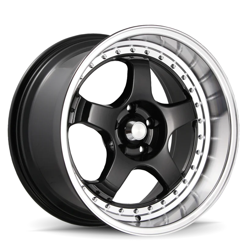 Konig SSM 18x8 5x100 ET42 Gloss Black w/ Machined Lip