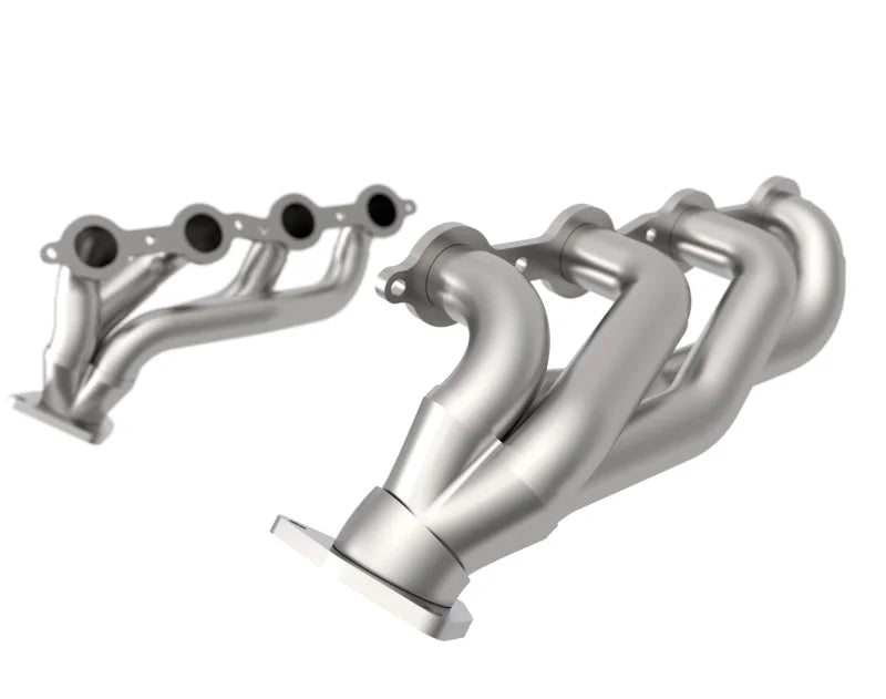 Kooks 03-13 GM 1500 Series Truck/SUV 4.8/5.3/6.0/6.2L 1-5/8in x 1-3/4in SS Headers w/o EGR - Side View