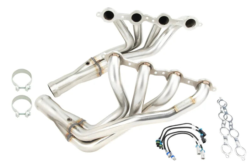 Kooks 05-08 Chevrolet Corvette Base 1-7/8 x 3 Header & Green Catted X-Pipe Kit - Main Product View