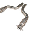 Load image into Gallery viewer, Kooks 06-10 Dodge Charger SRT8 3in In x 3in Out GREEN Cat SS Conn. Pipes - Side View