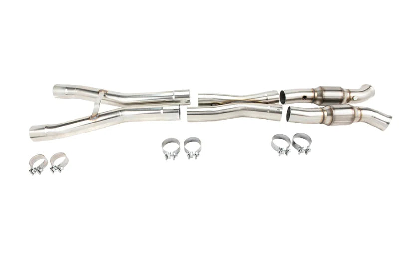 Kooks 06-13 Chevrolet Corvette Z06 1-7/8 x 3 Header & Catted X-Pipe Kit - Side View