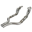 Load image into Gallery viewer, Kooks 06-15 Dodge Charger SRT8 1 7/8in x 3in SS Headers w/ Catted SS Connection Pipes - Installation View