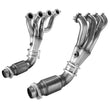 Load image into Gallery viewer, Kooks 08-09 Pontiac G8 GT/GXP LS2/LS3 6.0L/6.2L 1 7/8in x 3in Shorty Header - Installation View