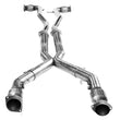 Load image into Gallery viewer, Kooks 08-09 Pontiac G8 GT/GXP LS2/LS3 6.0L/6.2L 3in In x 2 1/2in OEM Out Cat X Pipe made in SS - Main Product View