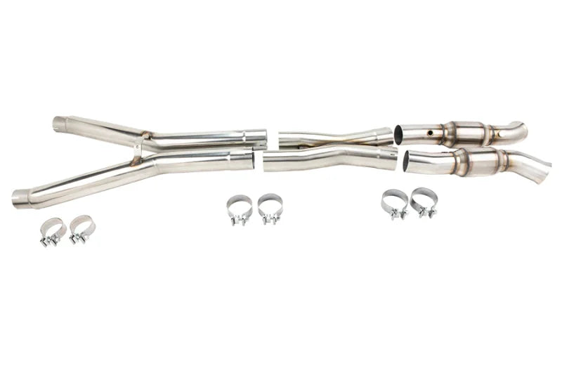Kooks 09-13 Chevrolet Corvette LS3 6.2L 1-7/8 x 3 Header & Green Catted X-Pipe Kit - Installation View