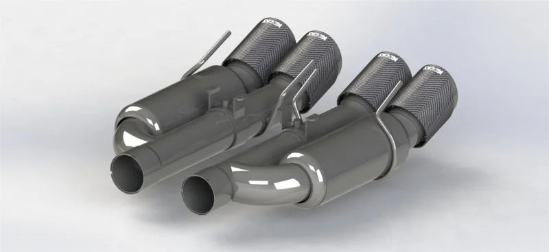 Kooks 09-13 Chevrolet Corvette Z06/ZR1 3in. Valved Axle-Back Exhaust w/ SS Tips - Additional View 5