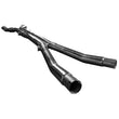 Load image into Gallery viewer, Kooks 09-14 Cadillac CTS-V Sedan/Wagon (Not Coupe) LS9 6.2L 3in x 2 1/2in OEM Out X-Pipe w/GREEN Cat - Side View