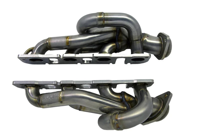Kooks 09-18 Dodge 1500 HEMI Pick Up Truck 1-5/8in x 1-3/4in Stainless Steel Shorty Headers - Side View