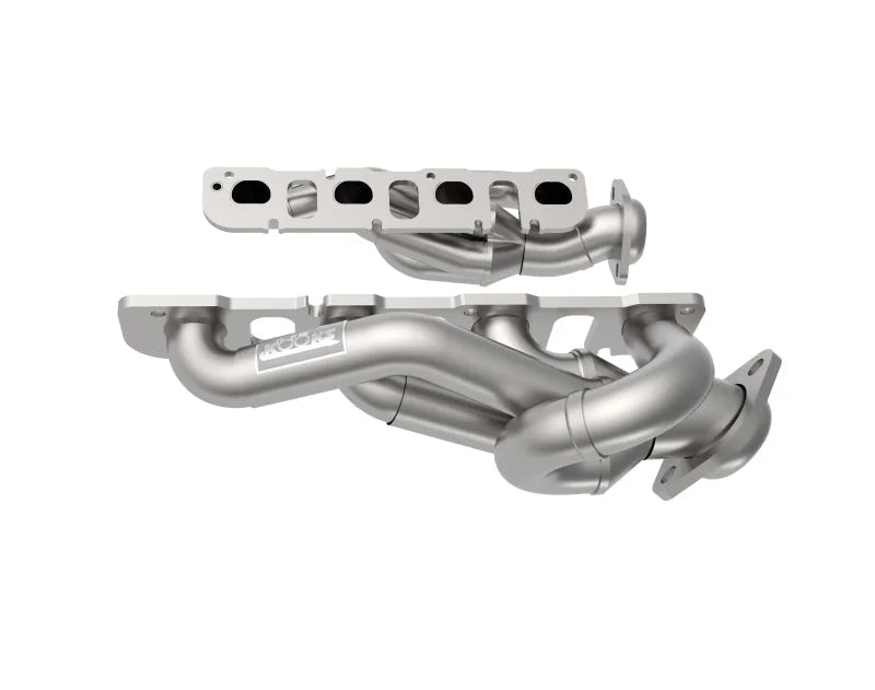Kooks 09-18 Dodge 1500 HEMI Pick Up Truck 1-5/8in x 1-3/4in Stainless Steel Shorty Headers - Installation View
