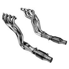 Load image into Gallery viewer, Kooks 10-14 Chevy Camaro LS3/L99/LSA 1 7/8in x 3in SS LT Headers Catted - Side View