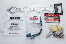 Load image into Gallery viewer, Kooks 10-14 Chevy Camaro LS3/L99/LSA 1 7/8in x 3in SS LT Headers Catted - Back View