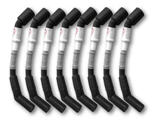 Load image into Gallery viewer, Kooks 10mm Spark Plug Wire - Grey w/Black Boots (Set of 8) - Main Product View