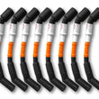 Load image into Gallery viewer, Kooks 10mm Spark Plug Wires - Orange w/Black Boots (8 pc. Set) - Main Product View