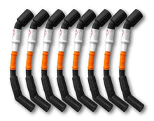 Load image into Gallery viewer, Kooks 10mm Spark Plug Wires - Orange w/Black Boots (8 pc. Set) - Main Product View