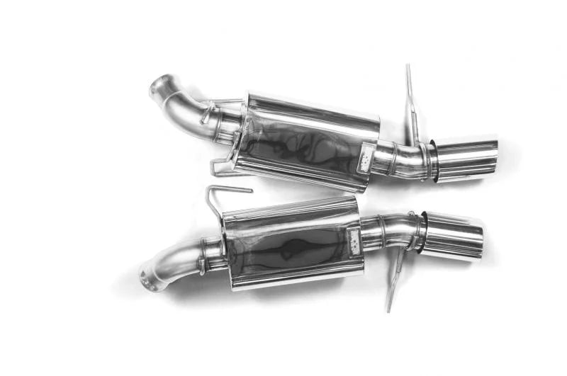 Kooks 11-14 Ford Mustang GT 5.0L 4V 2 3/4in x 3in OEM Axleback - Detail View