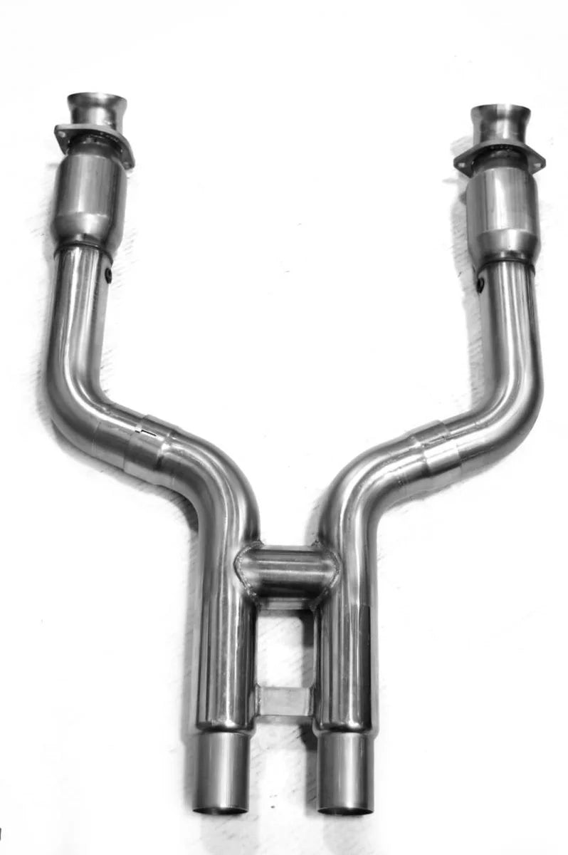 Kooks 11-14 Ford Mustang GT 5.0L 4V 3in x 2 3/4in OEM Cat H Pipe Kooks HDR Req - Side View