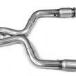 Load image into Gallery viewer, Kooks 11-14 Ford Mustang GT 5.0L 4V 3in x 2 3/4in OEM Cat X Pipe Kooks HDR Req - Main Product View