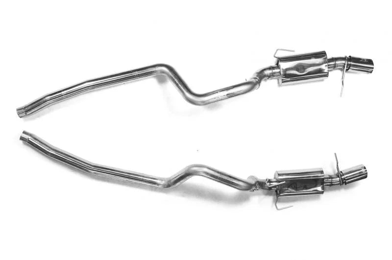 Kooks 11-14 Ford Mustang GT / GT500 2 3/4in x 3in OEM Cat-back Exhaust - Side View