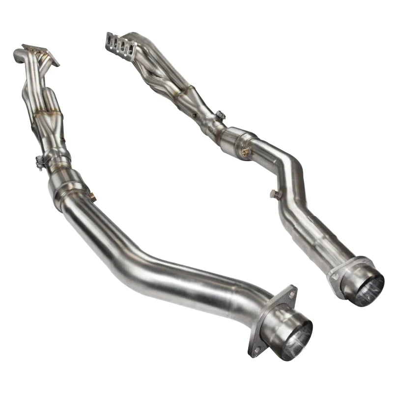 Kooks 12-20 Jeep Grand Cherokee SRT/Dodge Durango SRT 2in. SS Headers & H.O. Green Catted OEM Conn. - Detail View