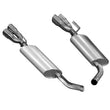 Load image into Gallery viewer, Kooks 14 Chevy SS LS3 6.2L OEM 3in Axleback Exhaust. w/and Quad 3in Slash Cut Pol Tips - Side View