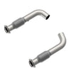Load image into Gallery viewer, Kooks 15-20 Ford Mustang GT 5.0L 3in SS GREEN Catted Connection Pipes - Main Product View