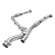 Load image into Gallery viewer, Kooks 17-19 Ford F150 Raptor EcoBoost 3.5L V6 3in Stainless GREEN Catted Turbo Down Pipes - Installation View