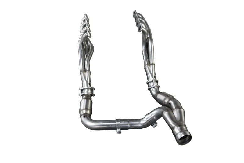 Kooks 19-22 Chevrolet Silverado 1500 6.2L 1-7/8 x 3 Header & Catted Y-Pipe Kit - Back View
